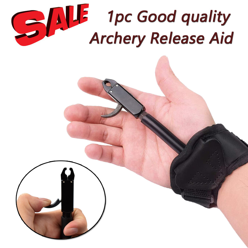 1pc Archery Release Aids Waist Strap Handle Caliper Trigger for Compound Bow