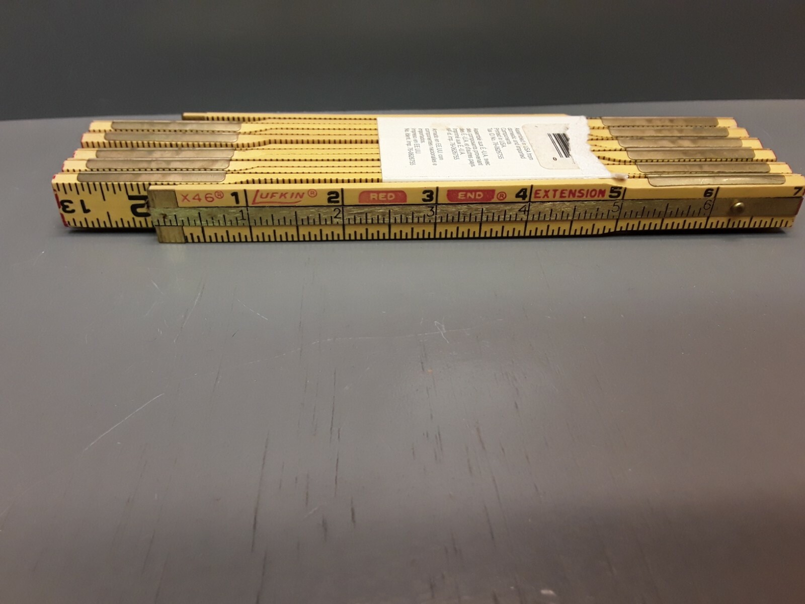 Lufkin X46 Red End Extension Wood Rule 6' NEW USA! Outside Reading