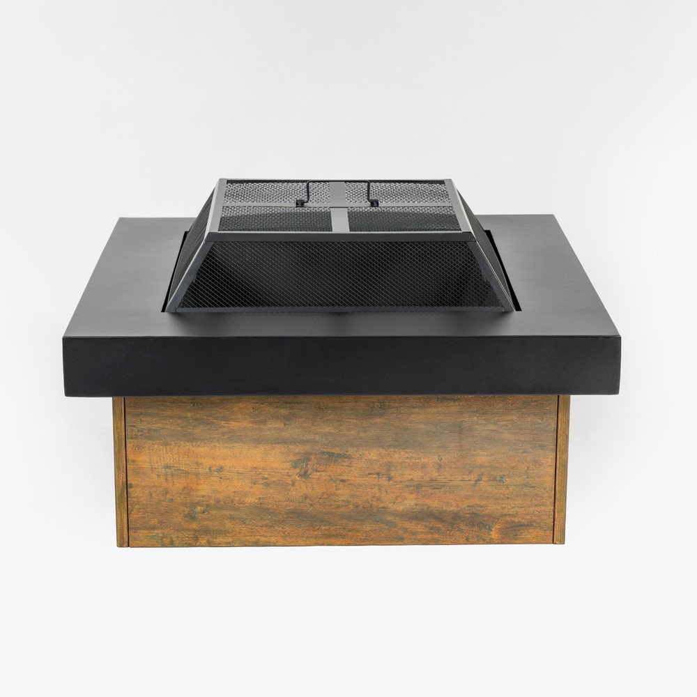 36Inch Iron Fire Pit Table Wood Burning Stove