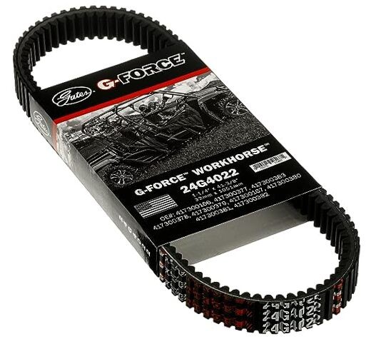 G-Force Continuously Variable Transmission (CVT) Belt