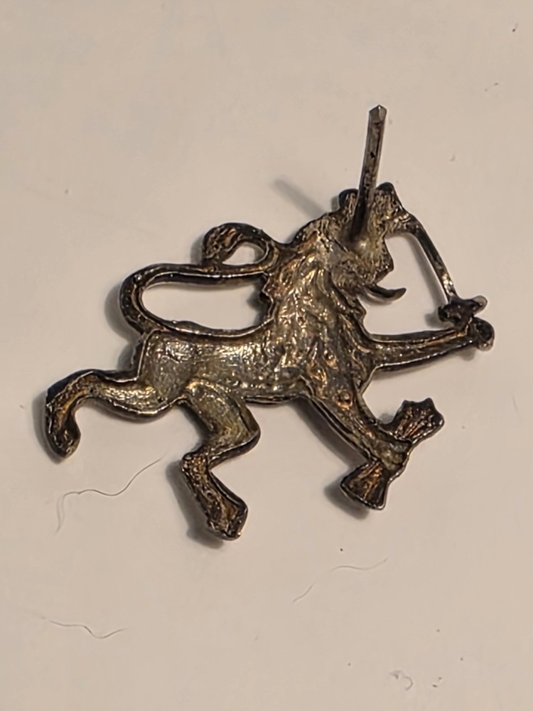WWII Beret Badge Lion Lot #E32