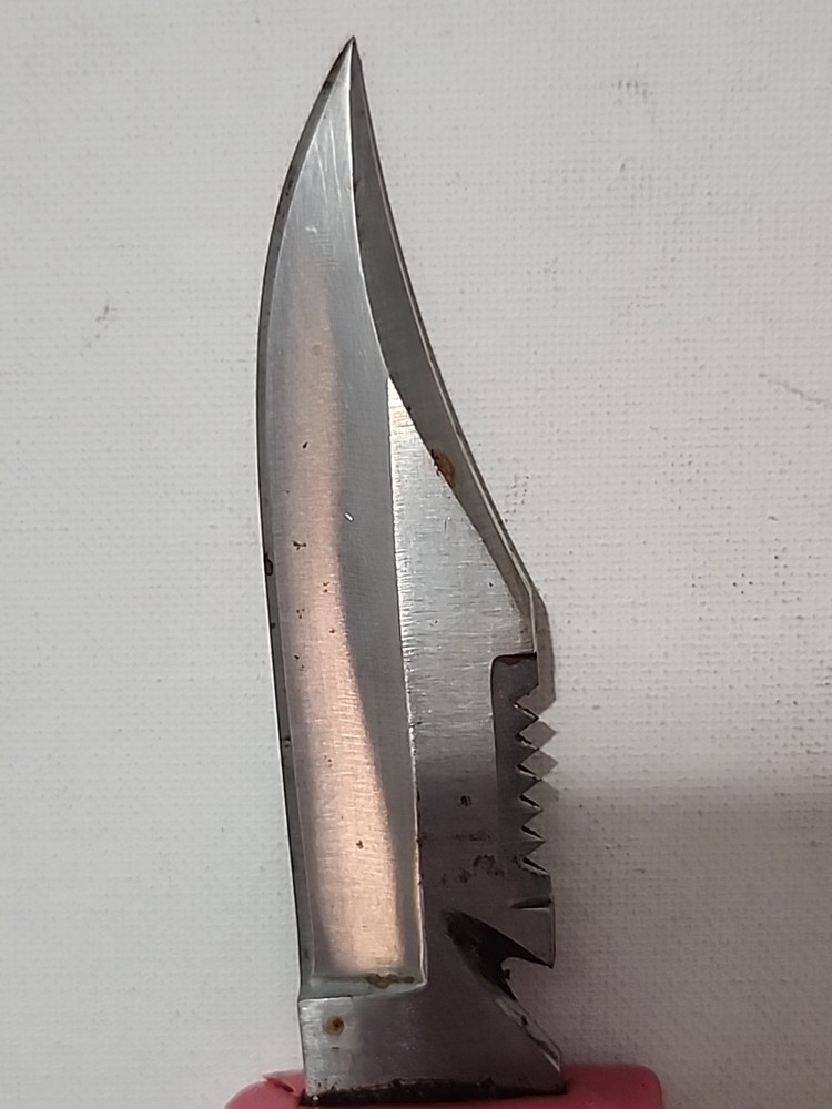 Pink Diving Knife With Sheath