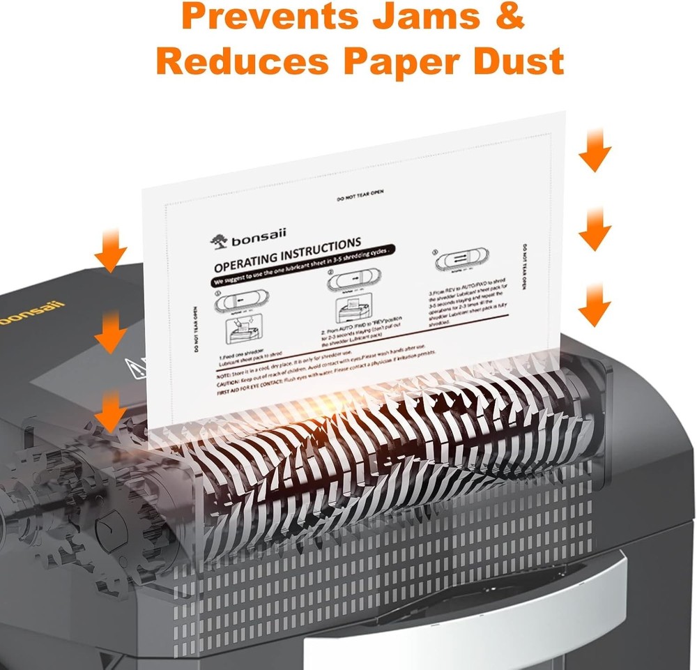 24-Pack Paper Shredder Lubricant Sheets 8.4x5.9 - Optimal Performance Solution