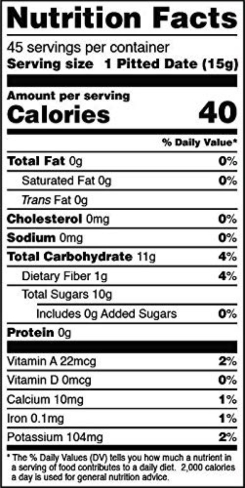 Delicious Pitted Medjool Dates, 1.5 lbs