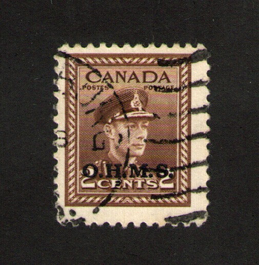 Canada  #O2  Two Cent  Official  Used