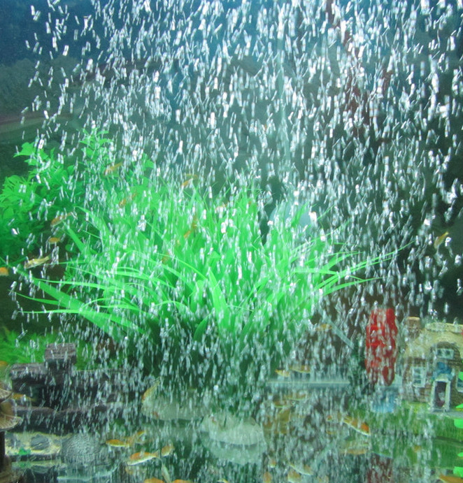 FLEXIBLE Bubble Wall Tube Air Stone Curtain Aquarium Fish tank Cylinder Airstone