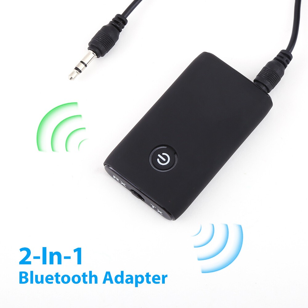 Bluetooth 5.0 Transmitter and Receiver 2-in-1 Wireless Audio Aux 3.5mm Adapter
