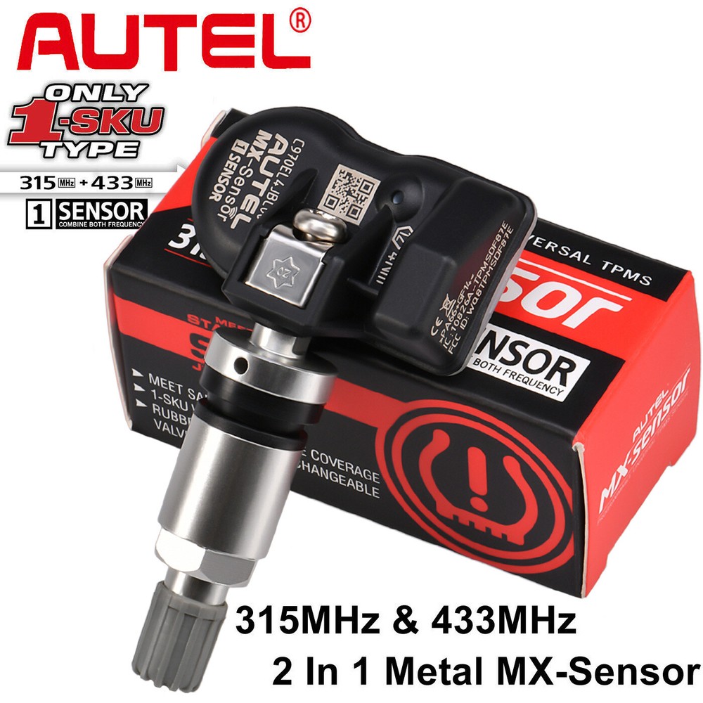 Autel TPMS Sensor MX-Sensor 315MHz 433MHz Programmable Universal Pressure Sensor