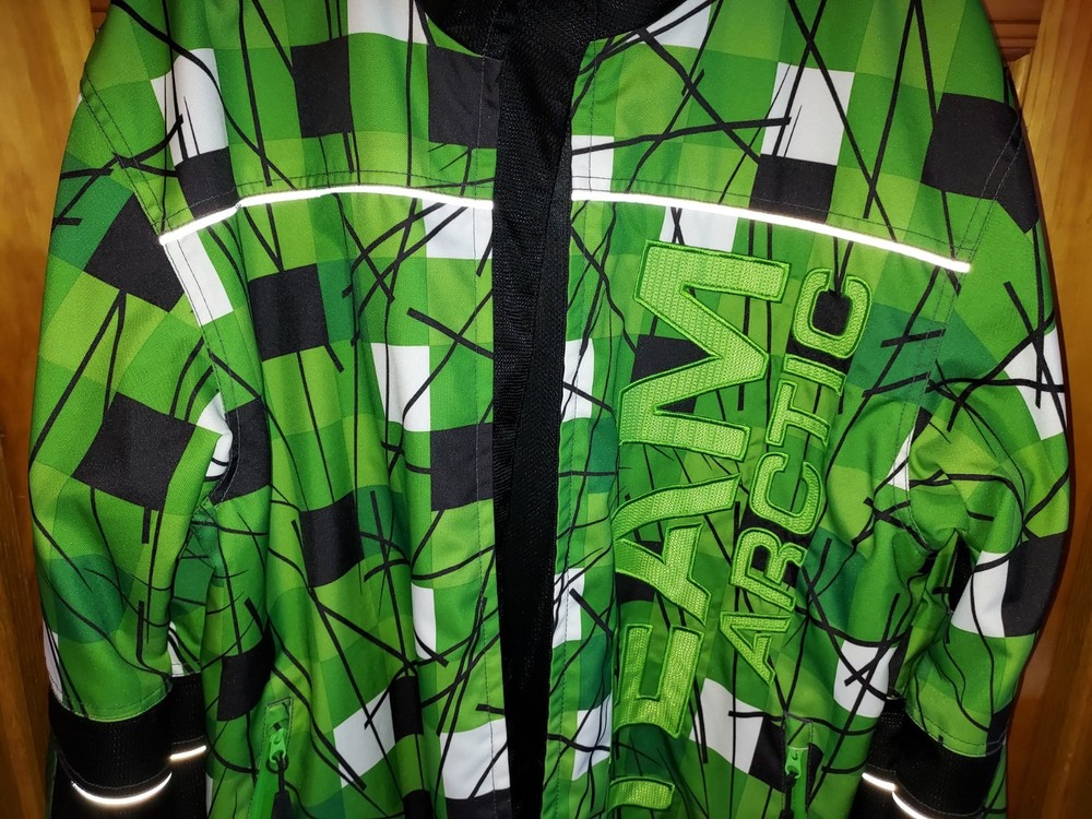 Artic Cat Freezone Snowmobile Mens L Jacket GUC Outer Shell