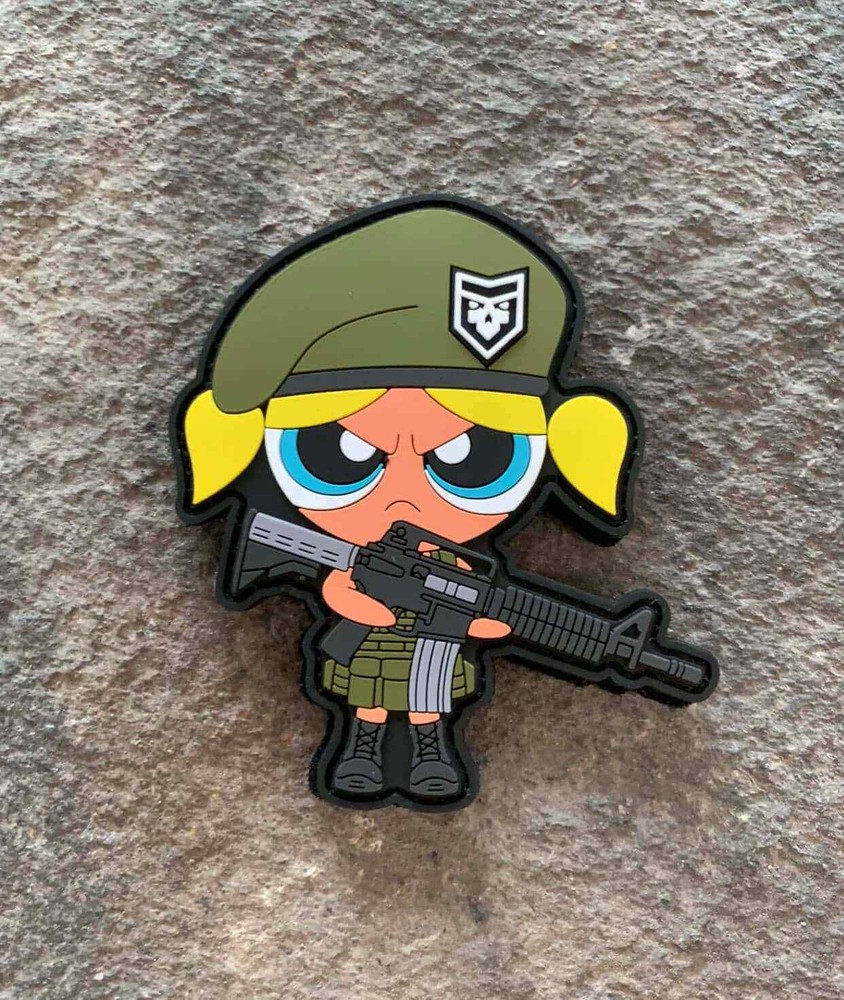 2A Powerpuff Girls- Bubbles PVC Morale Patch