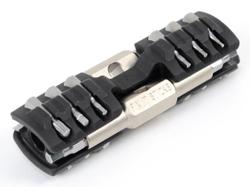 Fix It Sticks Replaceable Version with 16 Bits and Bracket, Black, : FISRSH16