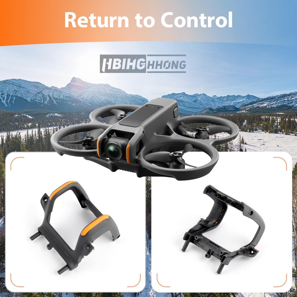 for DJI Avata 2 Gimbal Bumper Camera Front Frame Replacement for Avata 2 Dron...