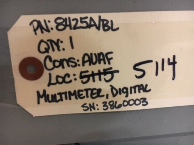 8425A/BL DIGITAL MUTIMETER AVIONICS NO CABLES