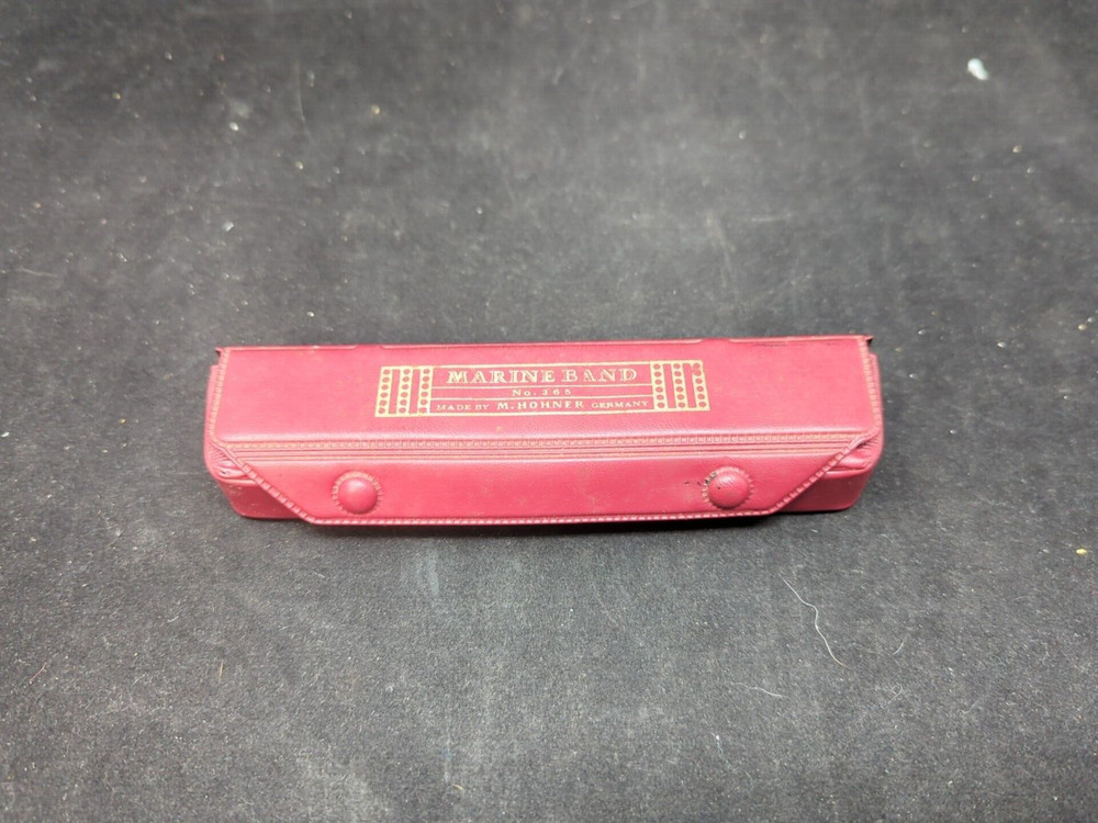 M Hohner harmonica germany with case