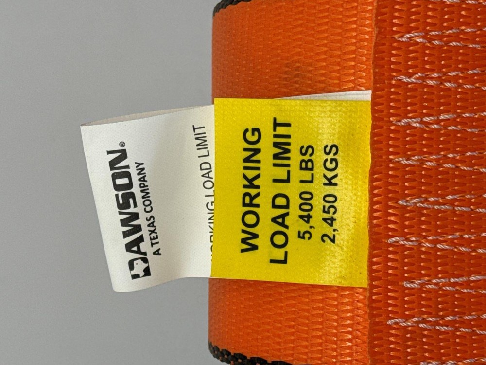 4"X27' Heavy Duty Winch Strap with Chain Hook 4 Pack