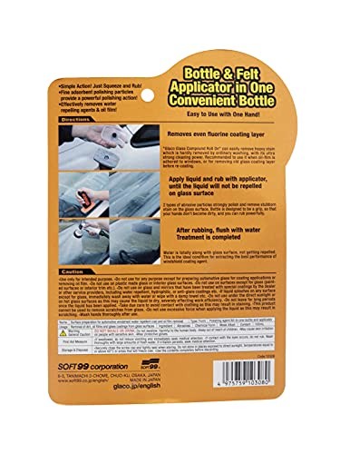 Glaco Glass Compound Roll On 100ml