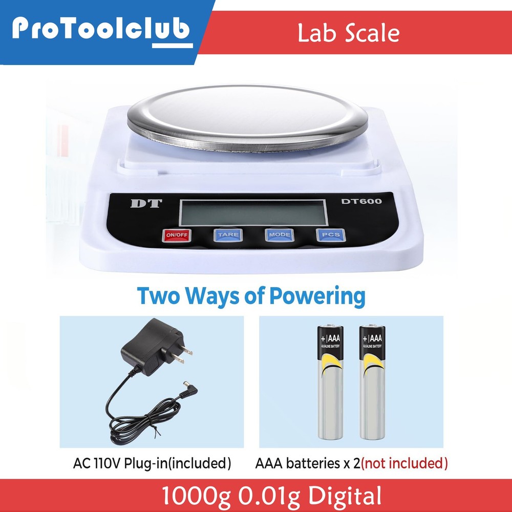 1000g 0.01g Analytical Balance Digital Lab Scale High Precision Electronic Scale
