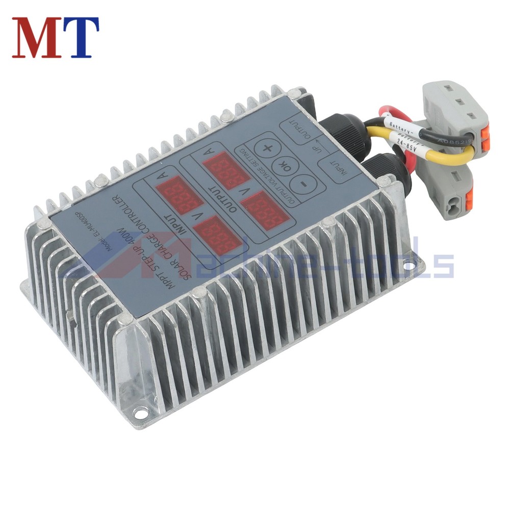 400W MPPT Boost Controller Solar 24V-85V Voltage Regulator Waterproof LED