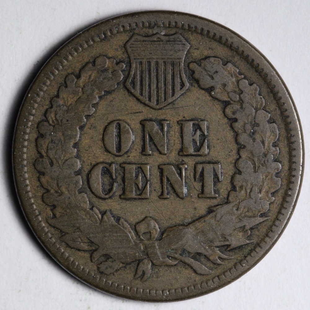 1875 Indian Head Cent Penny FINE E294 JOCH