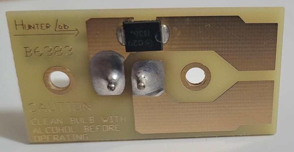 HUNTER LAB COLOR METER / SPECTROMETER LAMP / BULB ASSEMBLY B6383 BOARD