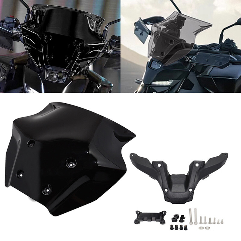 Windshield Windshield Wind Deflector With Bracket For Yamaha MT-09 2024
