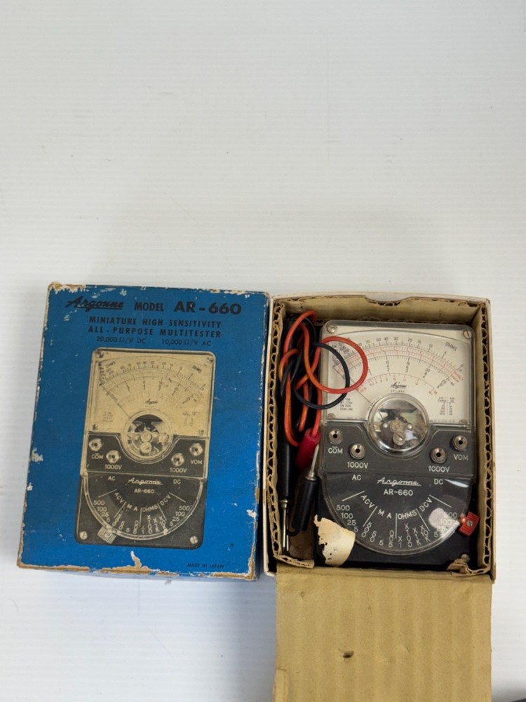 Vtg Argonne Test Meter AR-660 Untested