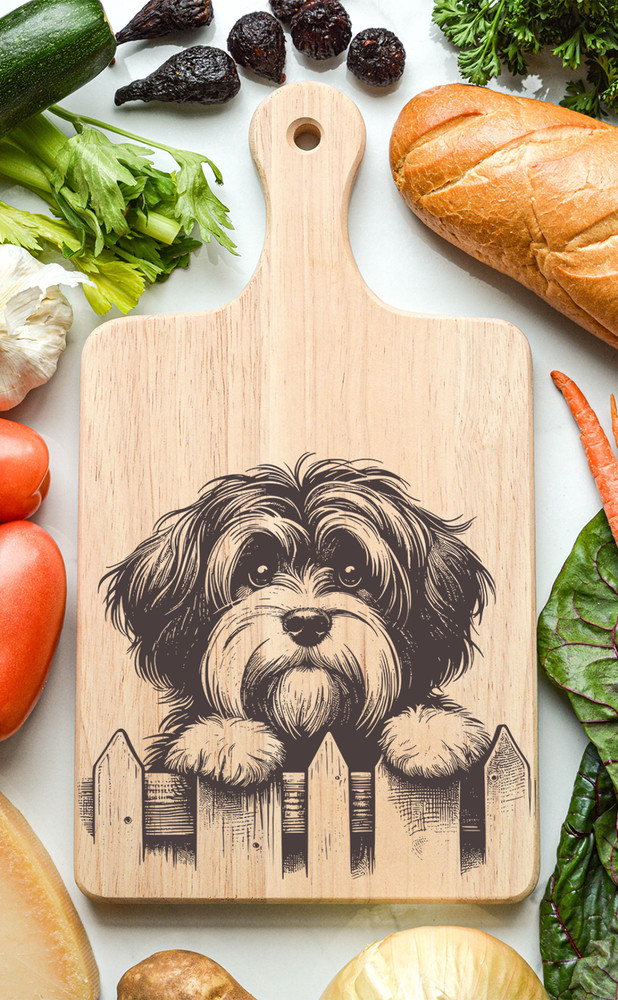 Havanese Cutting Cheese Board