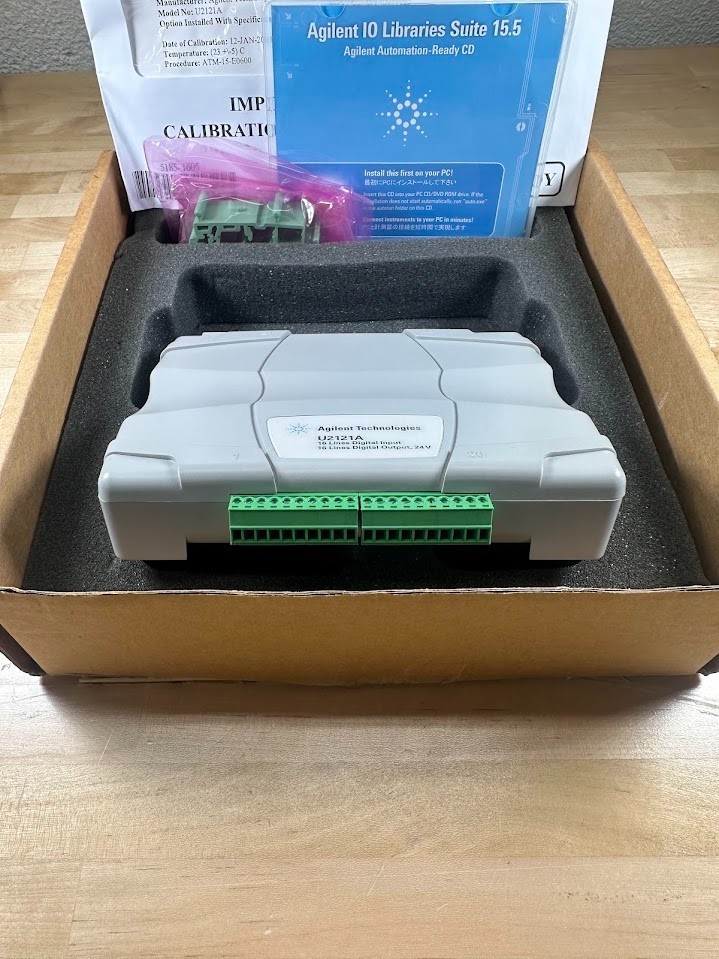 Agilent U2121A USB Digital I/O Module with Software, Test Certificate, Working,