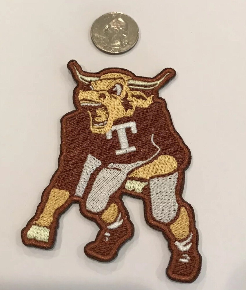 Texas Longhorns Embroidered Iron On Patch 3.5” X 2.5”