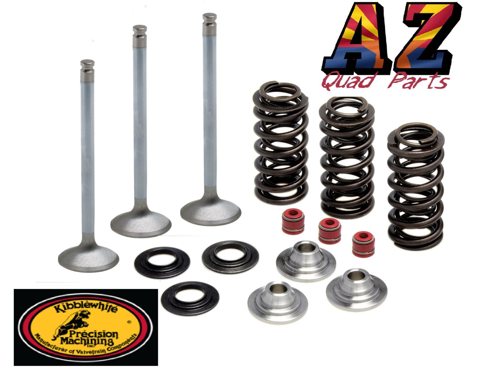 04-13 Yamaha YFZ450 YFZ 450 Kibblewhite Intake Valves Titanium Springs Seals Kit