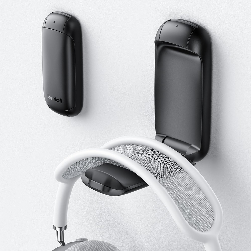 Headphone Adhesive Holder-[Foldable & Compact] Headphone Holder Hook Mount