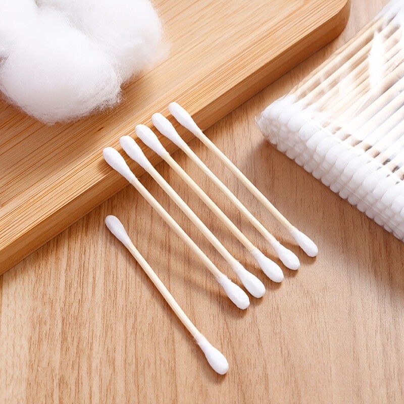 100~1000X Bamboo Cotton Buds Swab Eco Friendly Vegan Organic Natural Wood Sticks