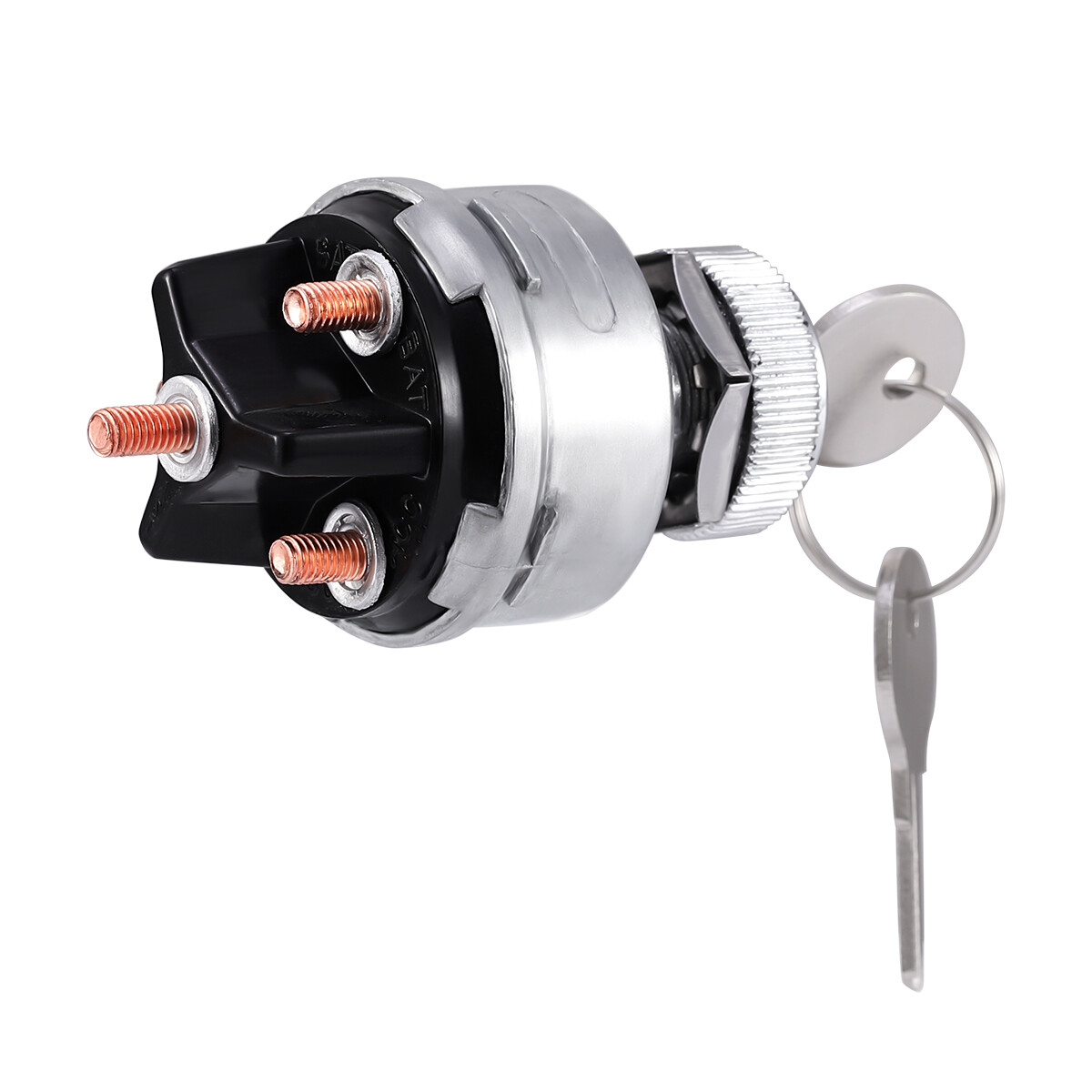 2 PACK Ignition Switch with Key, 4 Position Universal Key Ignition Switch 12v