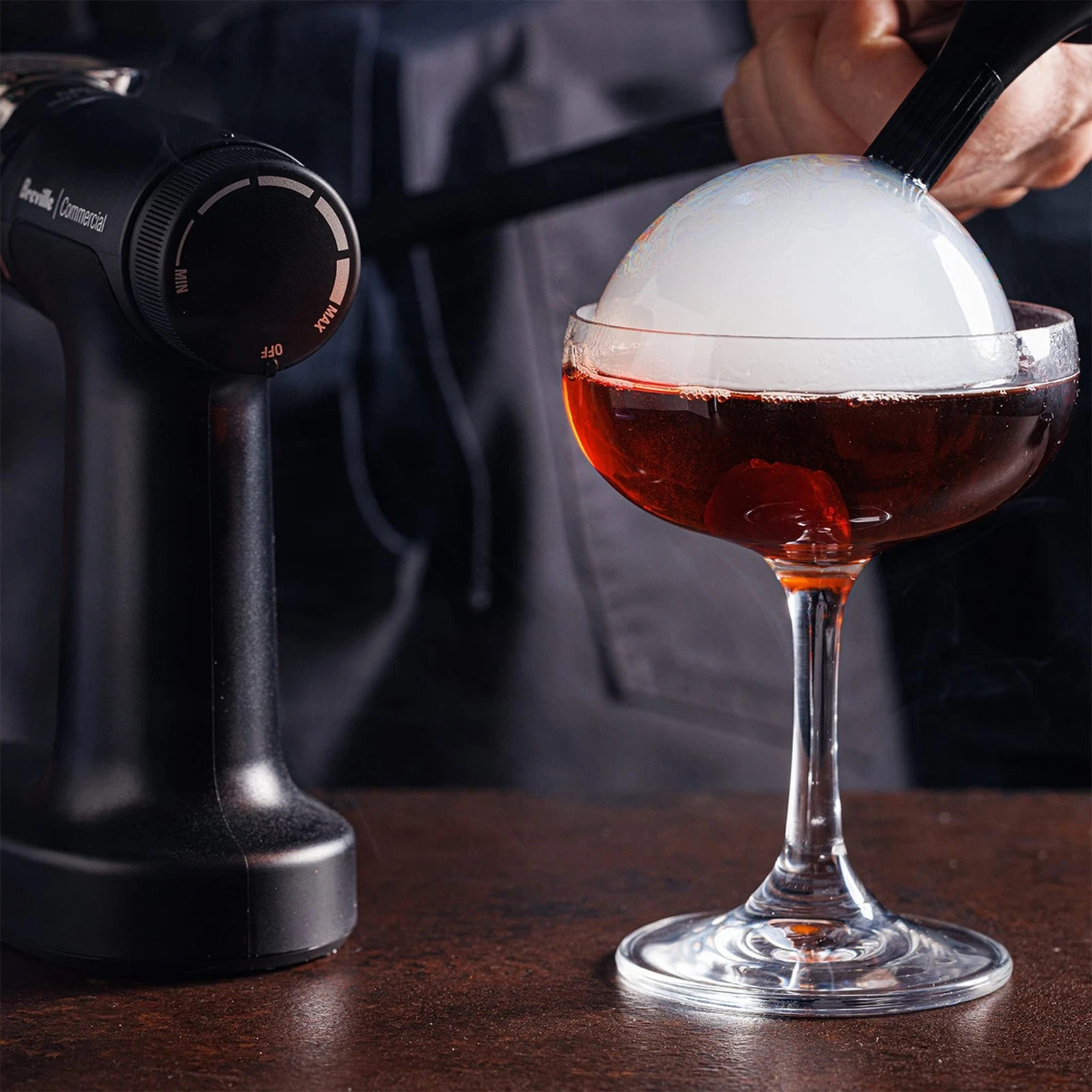 Smoke Bubble Cocktail Kit Bar Set For Use w/ Breville Smoking Gun CSM001BLK0NNA1