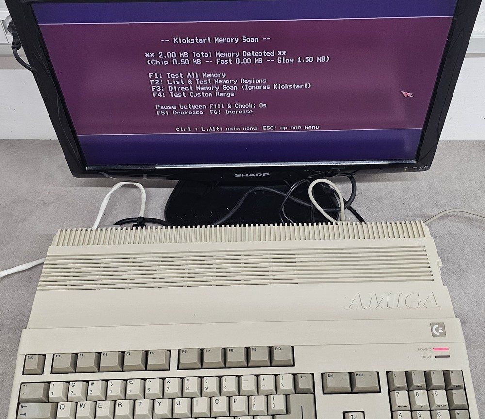 Commodore Amiga 500 With 1.5MB Expansion
