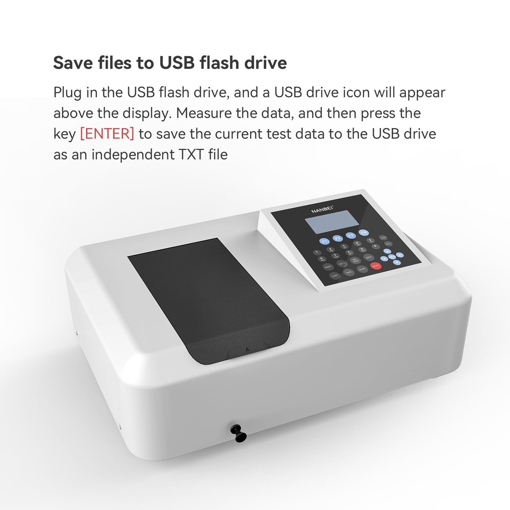 Ultraviolet Spectrophotometer with USB interfaces, lab Spectrophotometer,Wave...
