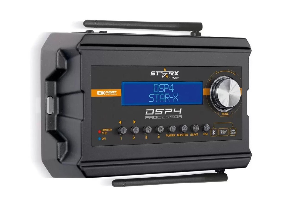 Expert Processor Dsp4 Starx 4 Channels Bluetooth Stream Audio Player