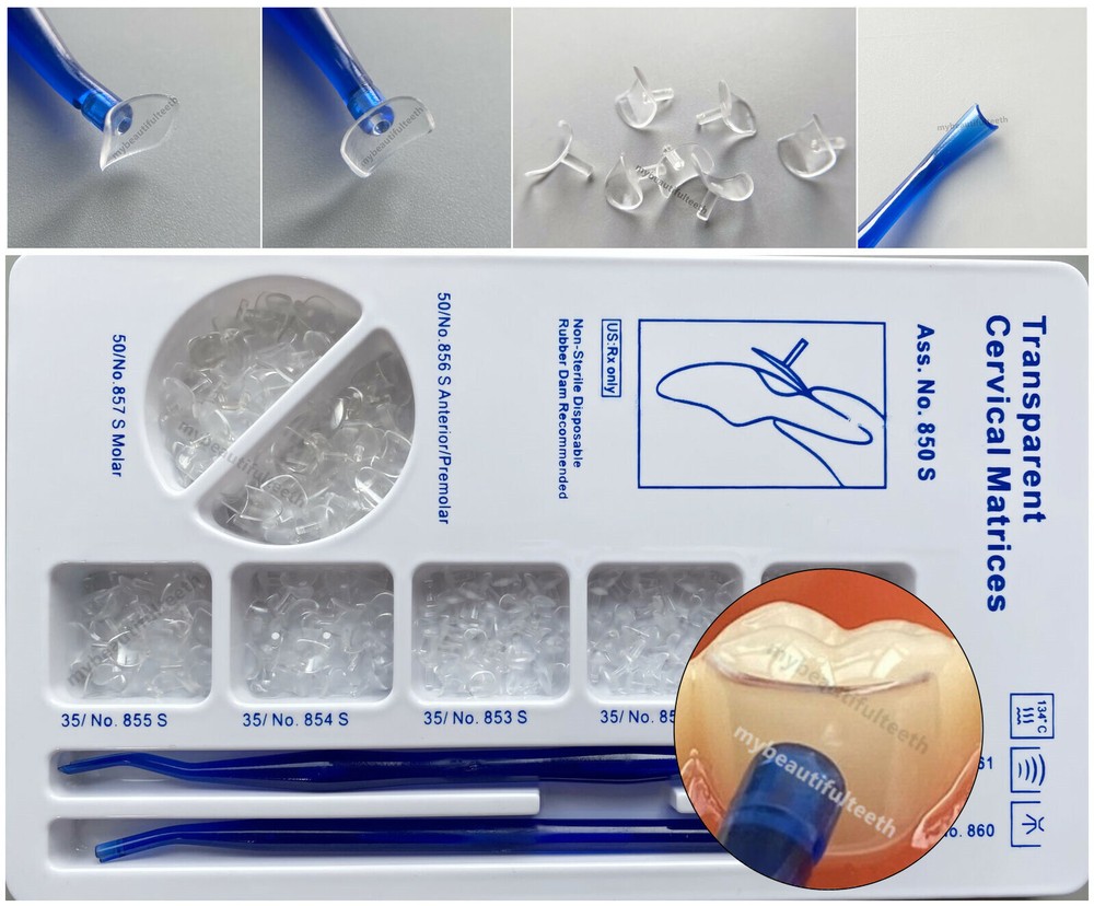 Dental Transparent Cervical Matrices Composite Gingival Retractor Clear Matrix