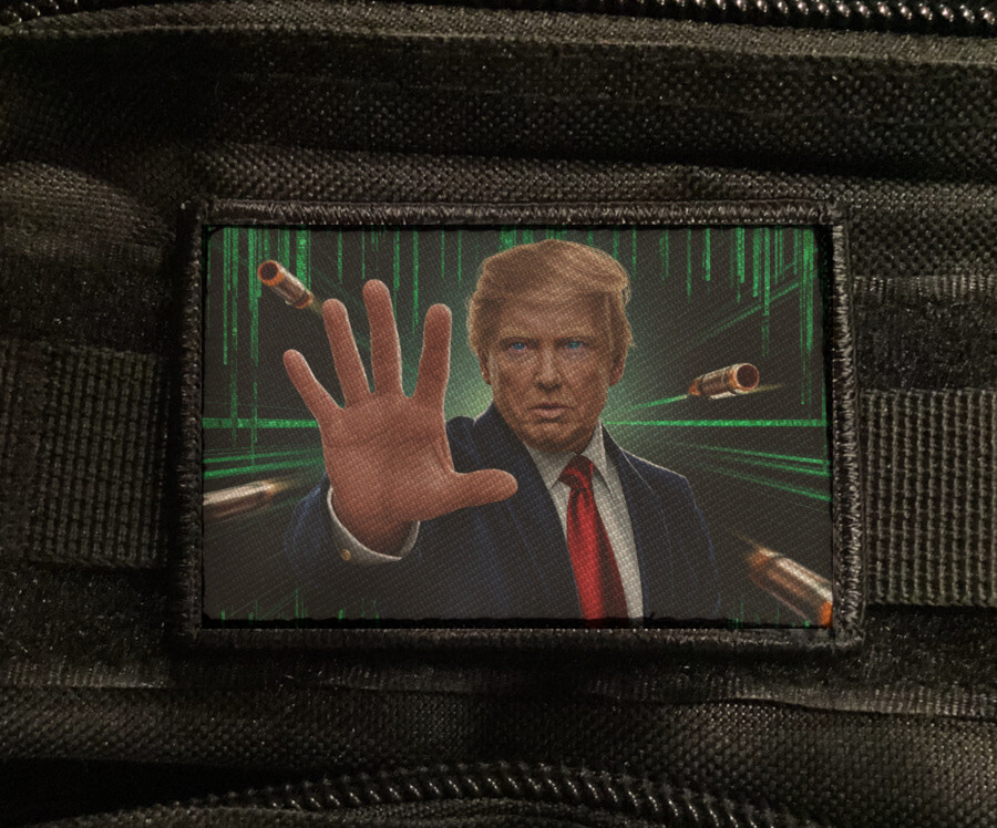 Trump Stop Bullet Patch Matrix Teflon Don Morale Tactical Hook [sub]