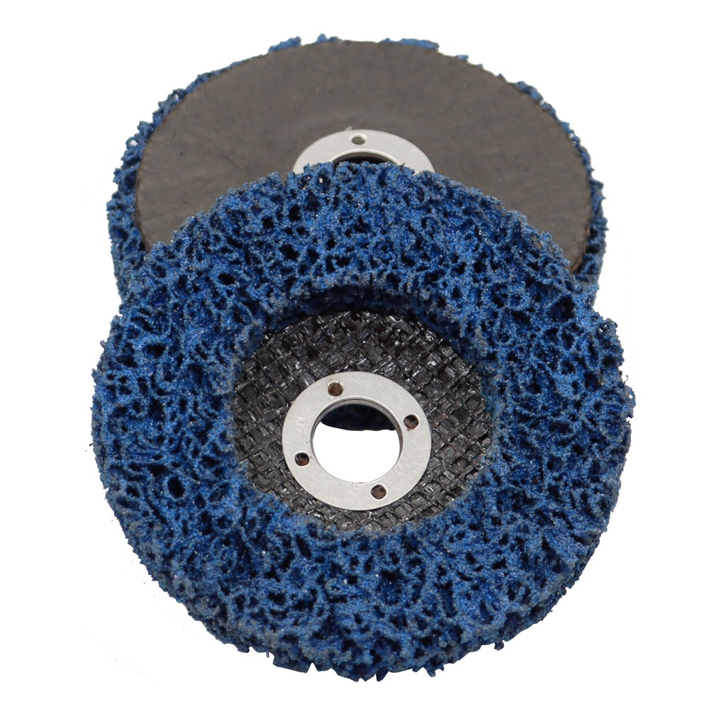 10 Pcs 4" Poly Strip Disc Wheel Paint Rust Removal Clean For Angle Grinder US