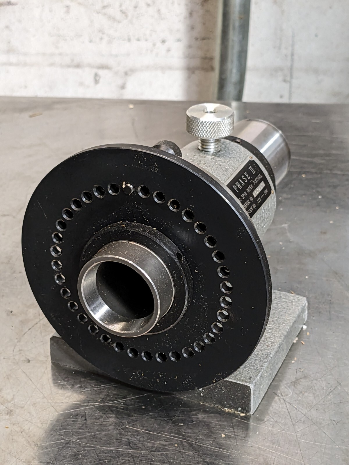 Phase II Spin Index Fixture for 5C Collets 1-1/8" Cap 225-204 Missing Parts