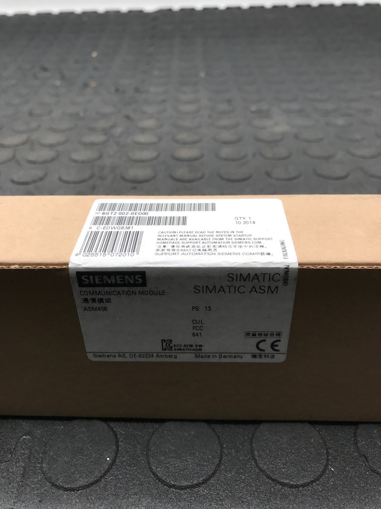 SIEMENS 6GT2002‑0ED00 SIMATIC ASM456 Communication Module NEW