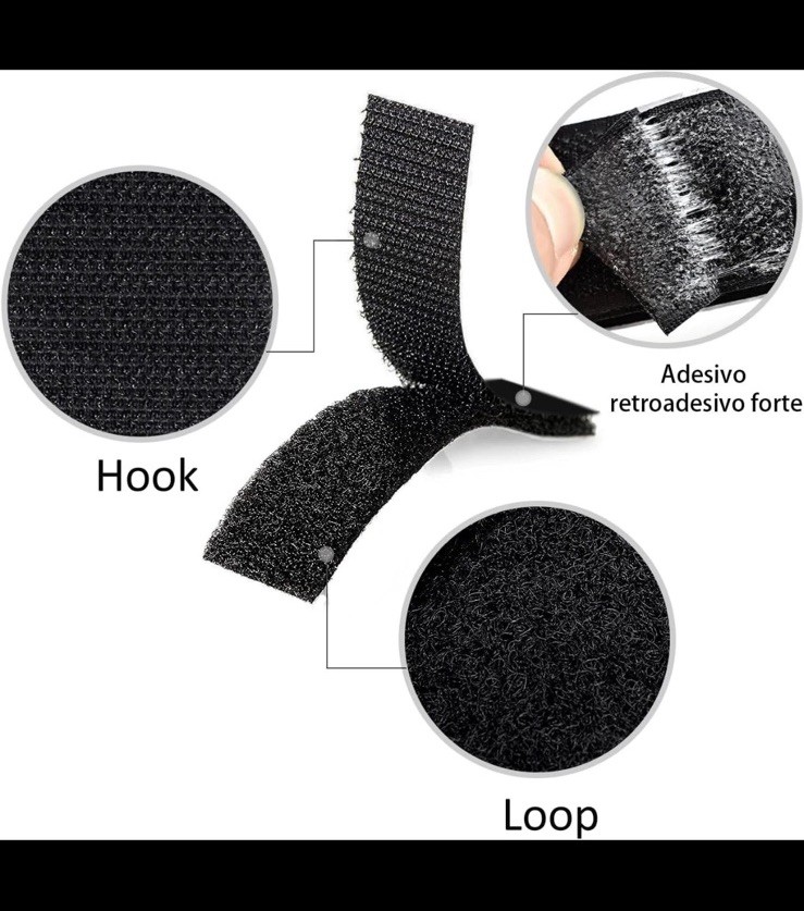 12 Sets 2x4 Inch Hook and Loop Strips with Adhesive - Double Sided Tape Heavy...
