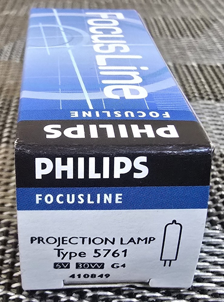 Philips Focusline Projection Lamp Type 5761 6V 30W G4 Bulb Microscope light