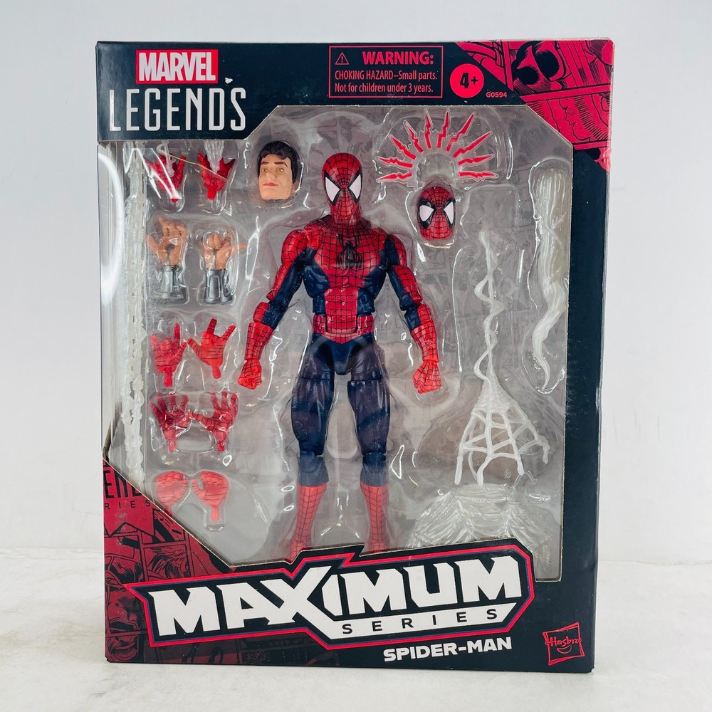 Marvel Legends Spider-Man Maximum Series w/Spider Web 5.5" Action Figure Toy