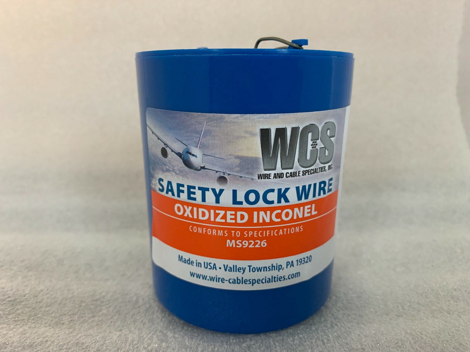 Military Standard MS9226-05 Oxidized Inconel 0.040" Dia Safety Lock Wire - 1 lb