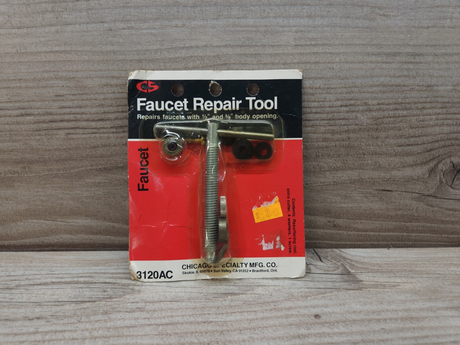 Vintage CS Fix All Faucet Drip Stopper No. 3120AC Vintage NOS Fix-All Smoothes