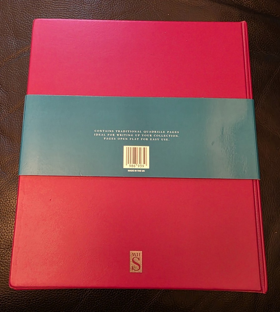 New WHS Red Multo Ring Multi Ring Stamp Album No insert Pages, Album Only