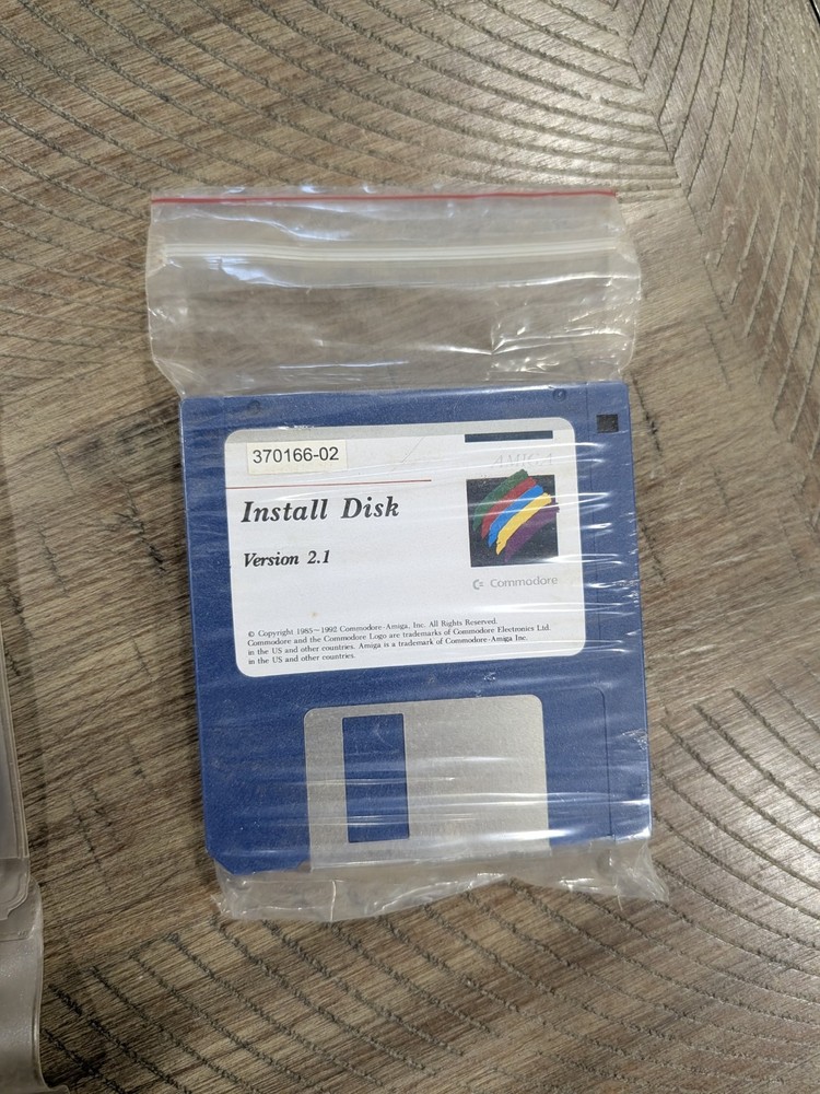 Commodore Amiga Hard Disks-Multiple Programs-Selling As Is