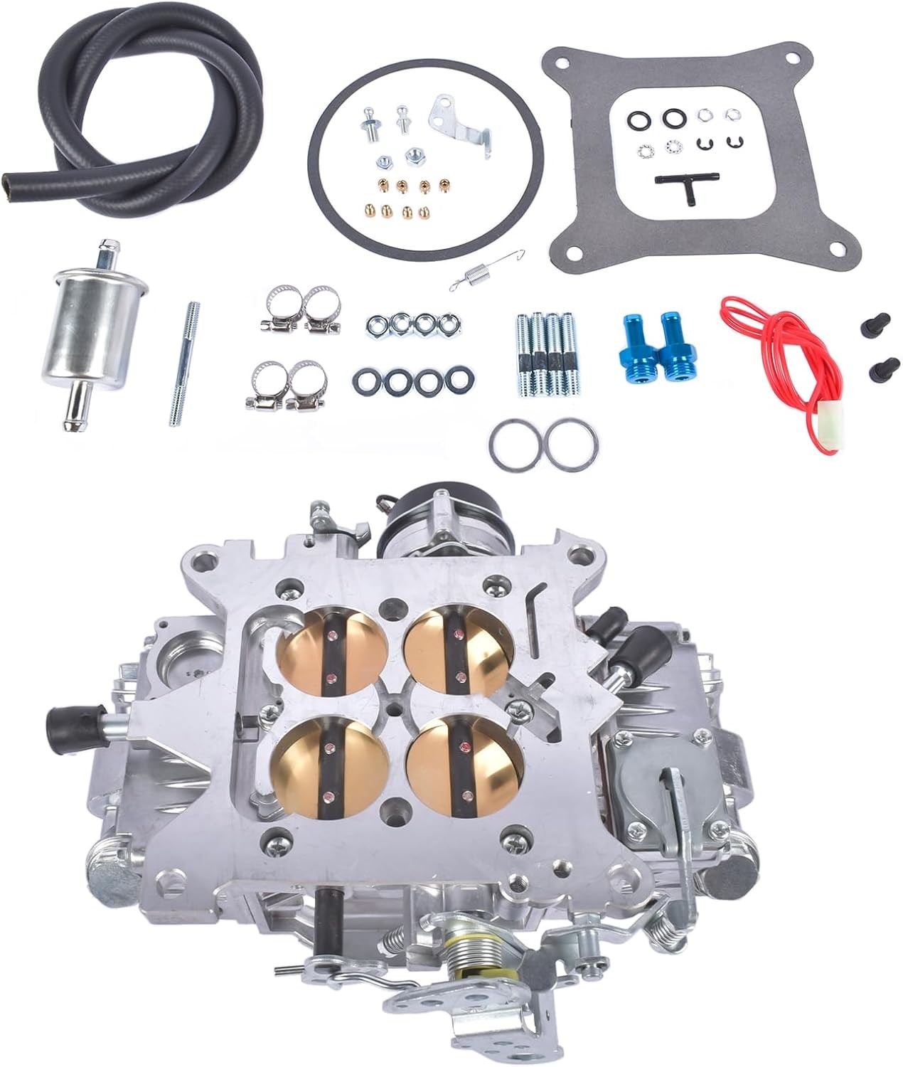 Carburetor For 0-80458SA Holley 4-Barrel Square Bore 600 CFM Electric Choke 4160